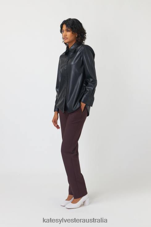 Frances overshirt Black Kate Sylvester Women Clothing 4T0D282