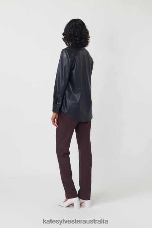 Frances overshirt Black Kate Sylvester Women Clothing 4T0D282