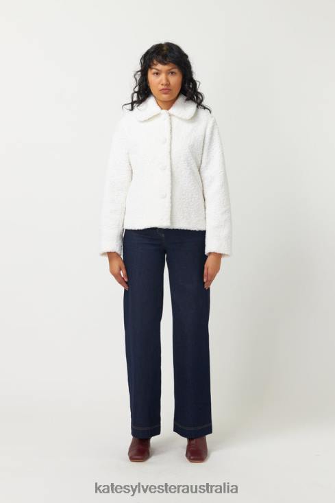 Lamby Jacket Ivory Kate Sylvester Women Clothing 4T0D5