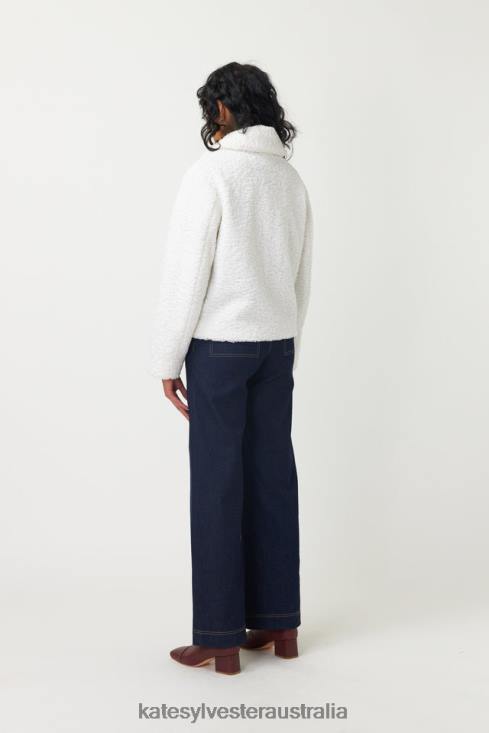 Lamby Jacket Ivory Kate Sylvester Women Clothing 4T0D5