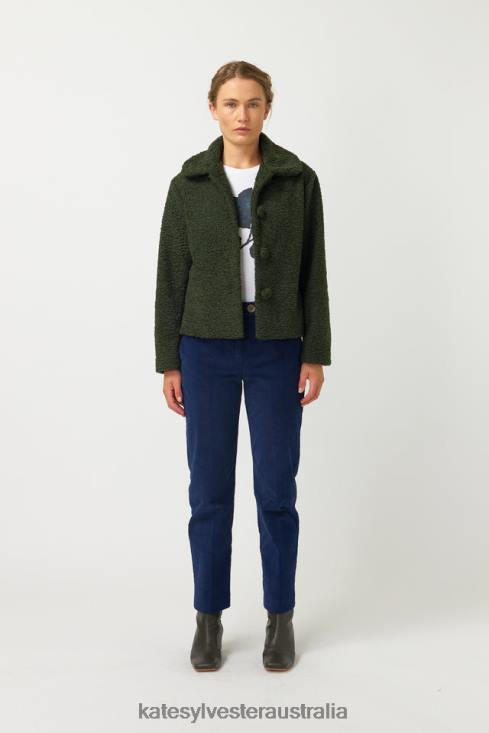 Lamby Jacket Olive Kate Sylvester Women Clothing 4T0D28