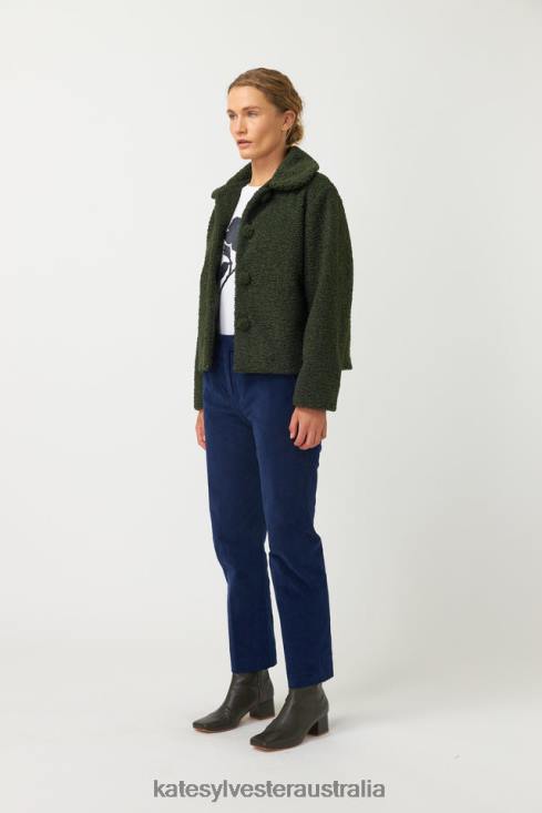 Lamby Jacket Olive Kate Sylvester Women Clothing 4T0D28