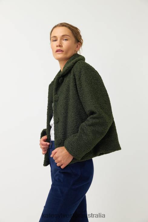 Lamby Jacket Olive Kate Sylvester Women Clothing 4T0D28