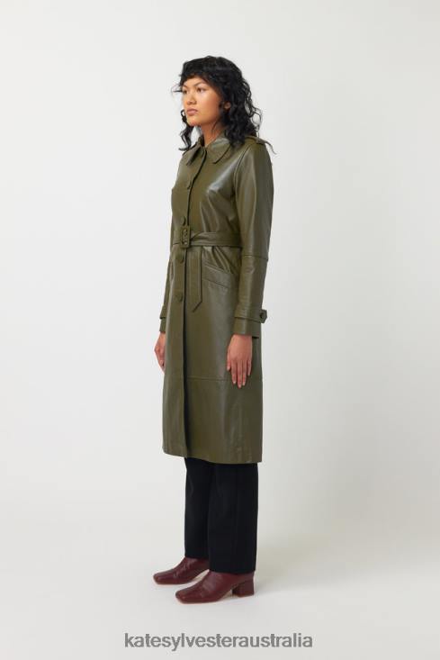 Miller Coat Olive Kate Sylvester Women Clothing 4T0D12
