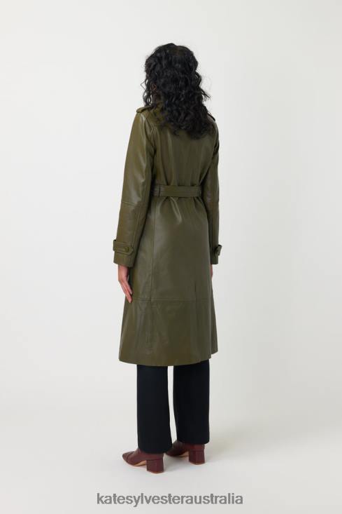 Miller Coat Olive Kate Sylvester Women Clothing 4T0D12