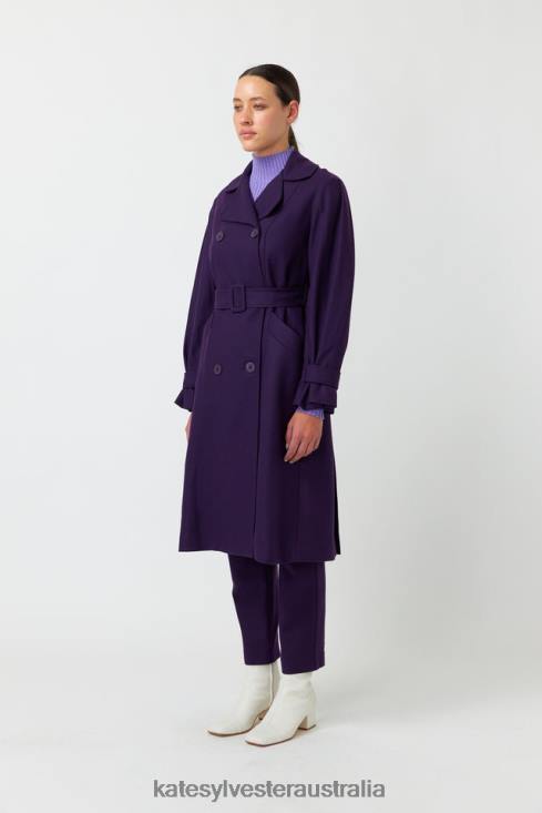 Natalia trench Purple Kate Sylvester Women Clothing 4T0D266