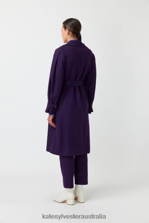 Natalia trench Purple Kate Sylvester Women Clothing 4T0D266