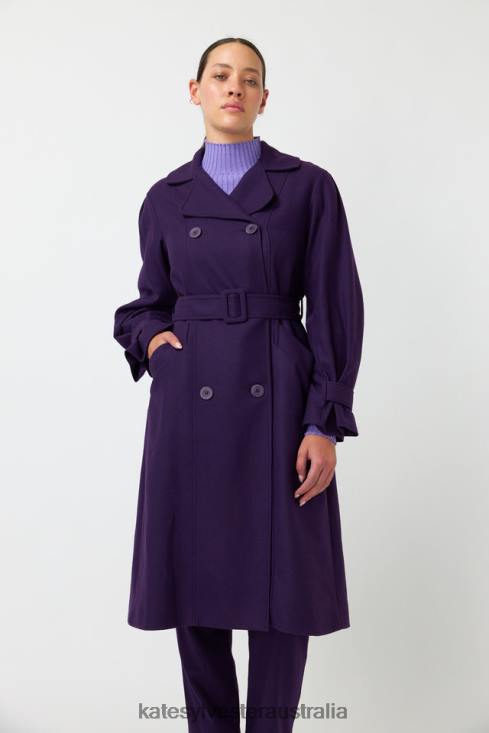 Natalia trench Purple Kate Sylvester Women Clothing 4T0D266