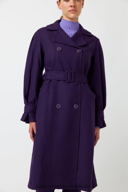 Natalia trench Purple Kate Sylvester Women Clothing 4T0D266