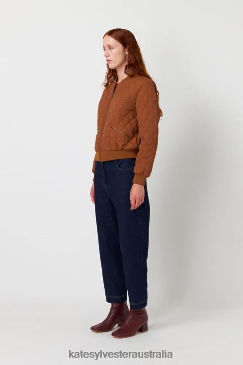 Quilted bomber Tobacco Kate Sylvester Women Clothing 4T0D68