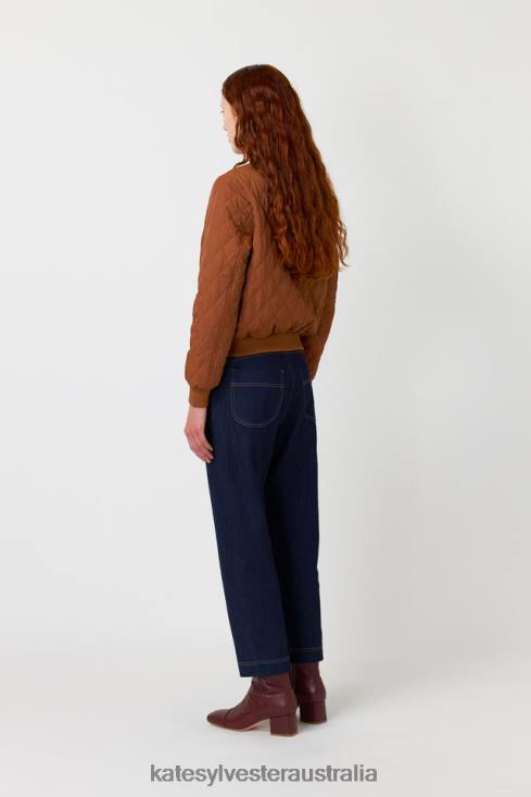 Quilted bomber Tobacco Kate Sylvester Women Clothing 4T0D68