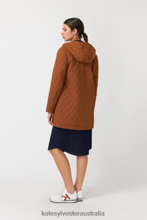 Quilted parka Tobacco Kate Sylvester Women Clothing 4T0D67
