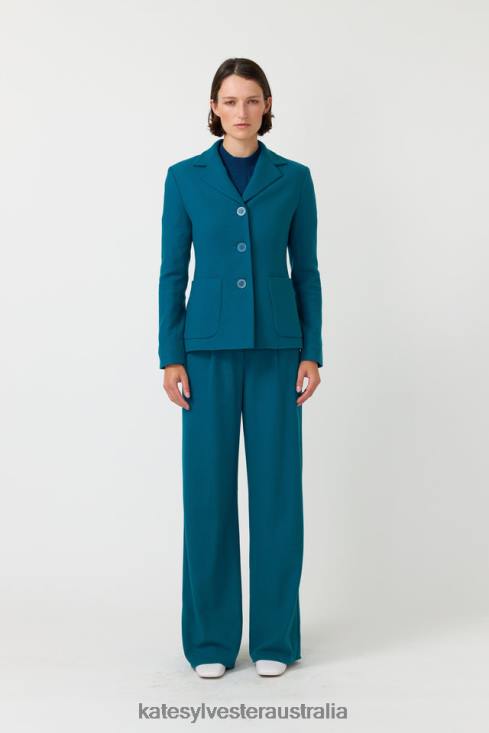 Stella blazer Turquoise Kate Sylvester Women Clothing 4T0D269