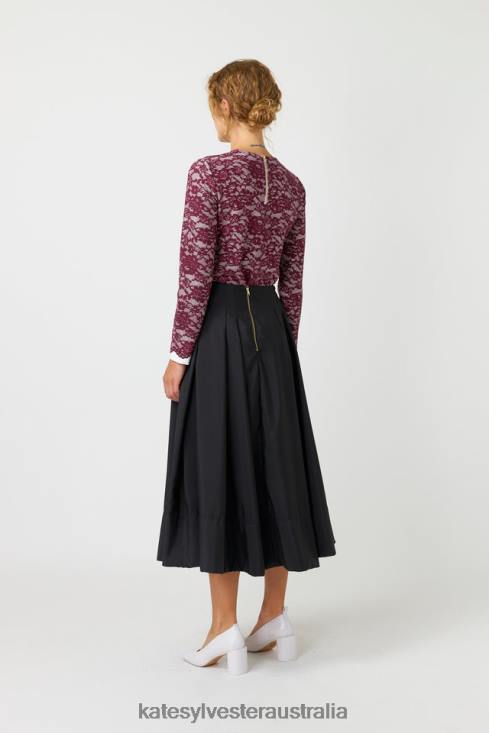 Belle skirt Black Kate Sylvester Women Clothing 4T0D291