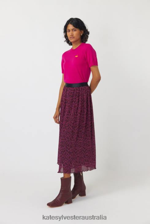 Blooming skirt Berry blooms Kate Sylvester Women Clothing 4T0D296