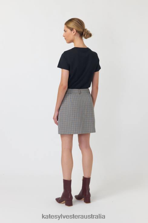 Checked mini skirt Sandstone Kate Sylvester Women Clothing 4T0D293