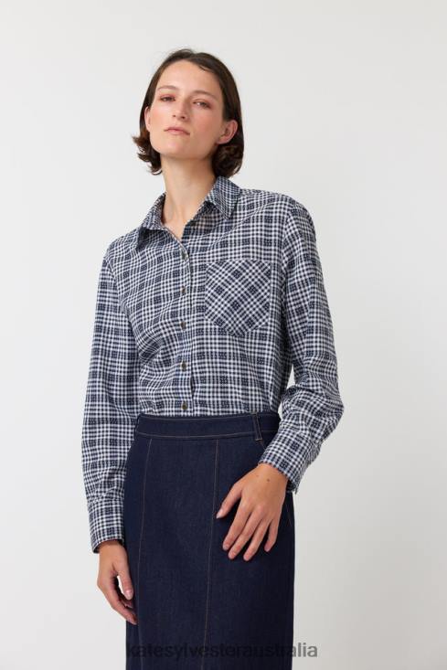 Denim skirt Indigo Kate Sylvester Women Clothing 4T0D302