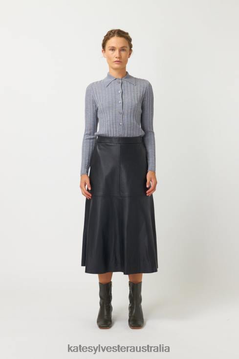 Kiara Skirt Black Kate Sylvester Women Clothing 4T0D58