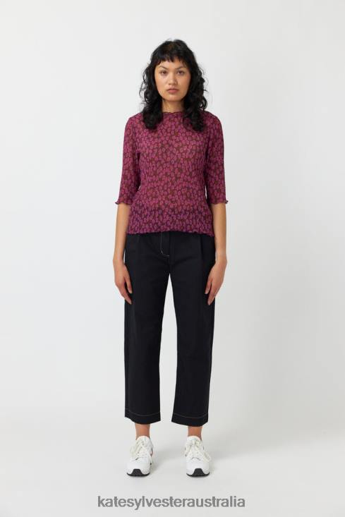 Blooming top Berry blooms Kate Sylvester Women Clothing 4T0D192