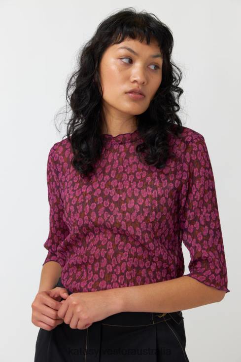 Blooming top Berry blooms Kate Sylvester Women Clothing 4T0D192