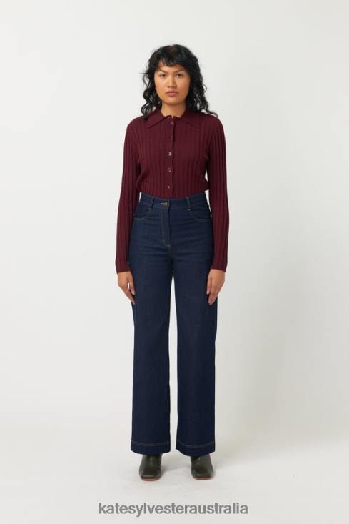 Carmel Top Espresso Kate Sylvester Women Clothing 4T0D41