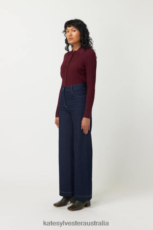 Carmel Top Espresso Kate Sylvester Women Clothing 4T0D41