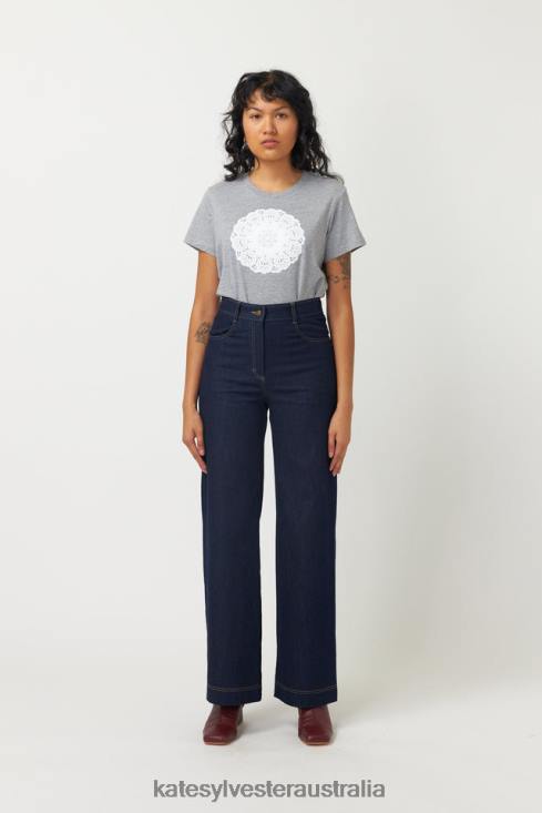 Doily t-shirt Grey marle Kate Sylvester Women Clothing 4T0D206