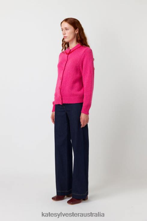 Fluffy cardigan Pink Kate Sylvester Women Clothing 4T0D162