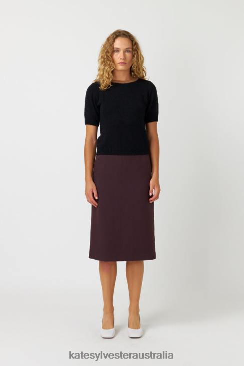 Fluffy top Black Kate Sylvester Women Clothing 4T0D159