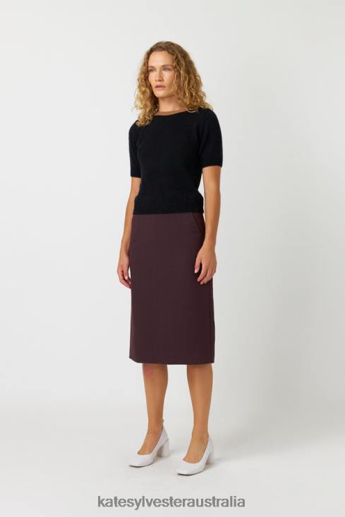 Fluffy top Black Kate Sylvester Women Clothing 4T0D159