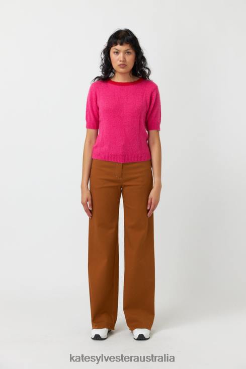 Fluffy top Pink Kate Sylvester Women Clothing 4T0D161