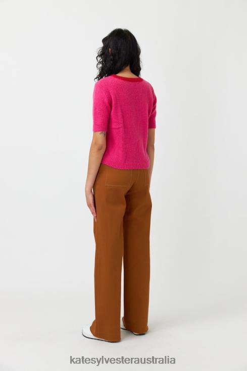 Fluffy top Pink Kate Sylvester Women Clothing 4T0D161