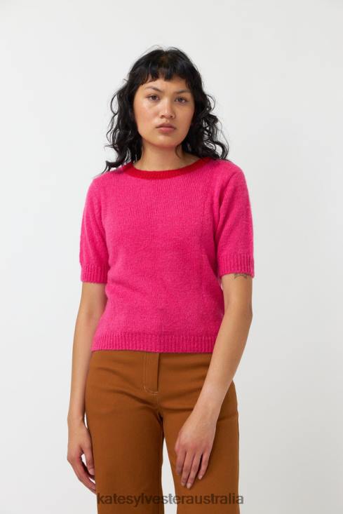 Fluffy top Pink Kate Sylvester Women Clothing 4T0D161