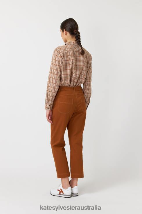 Gingham shirt Caramel Kate Sylvester Women Clothing 4T0D229