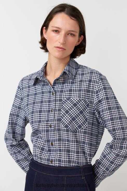 Gingham shirt Ink Kate Sylvester Women Clothing 4T0D226
