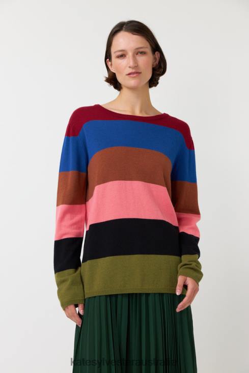 Kaleidoscope jumper Rainbow Kate Sylvester Women Clothing 4T0D190