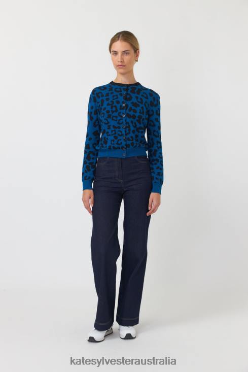 Leopard cardigan Marine Kate Sylvester Women Clothing 4T0D188