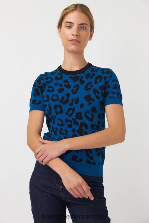 Leopard top Marine Kate Sylvester Women Clothing 4T0D189