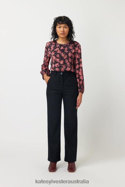 Lia Top Coral Kate Sylvester Women Clothing 4T0D46