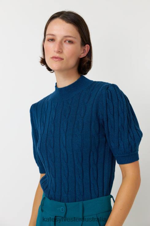 Lucinda top Marine Kate Sylvester Women Clothing 4T0D36