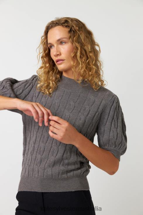 Lucinda top Smoke Kate Sylvester Women Clothing 4T0D61