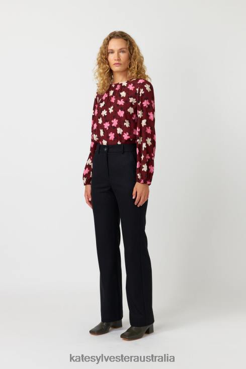 Magnolia top Espresso Kate Sylvester Women Clothing 4T0D195