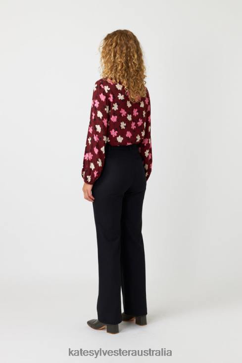 Magnolia top Espresso Kate Sylvester Women Clothing 4T0D195