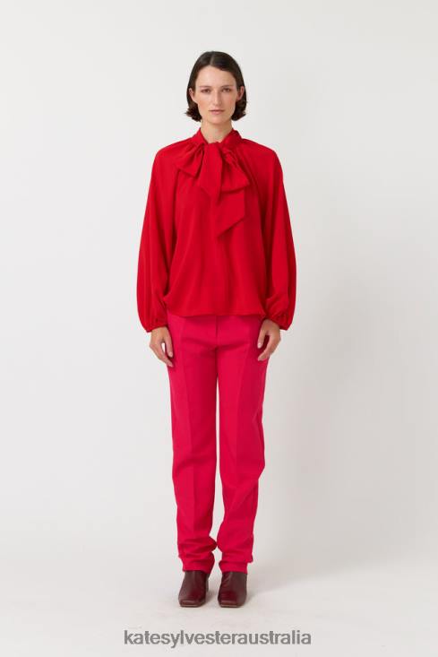Marcel blouse Red Kate Sylvester Women Clothing 4T0D171