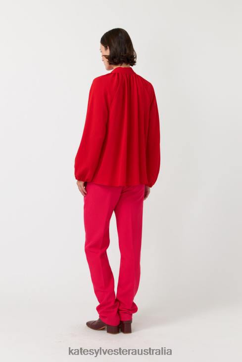 Marcel blouse Red Kate Sylvester Women Clothing 4T0D171