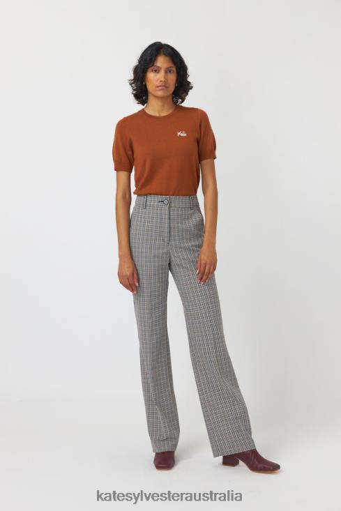 Molly top Tobacco Kate Sylvester Women Clothing 4T0D174