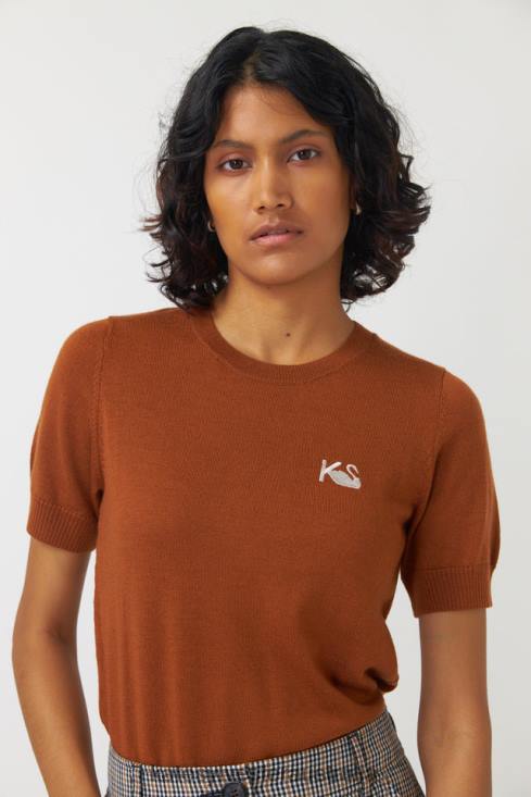 Molly top Tobacco Kate Sylvester Women Clothing 4T0D174