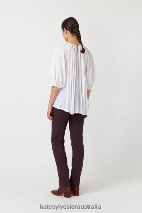 Nina top White Kate Sylvester Women Clothing 4T0D200