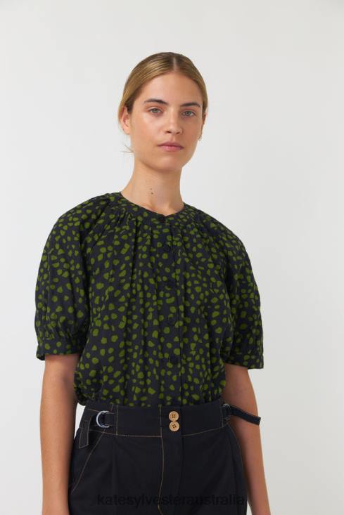 Pebbles blouse Black Kate Sylvester Women Clothing 4T0D220