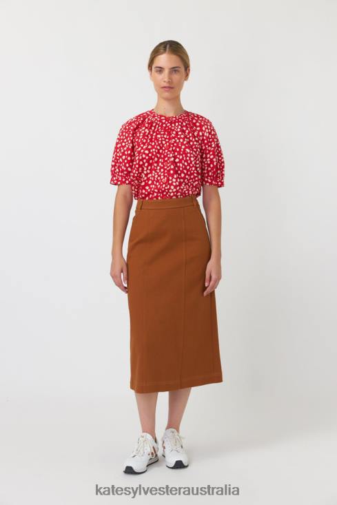 Pebbles blouse Red Kate Sylvester Women Clothing 4T0D231